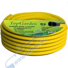 Маркуч градински 1/2 цол, 20м., трислоен, TopGarden 402114